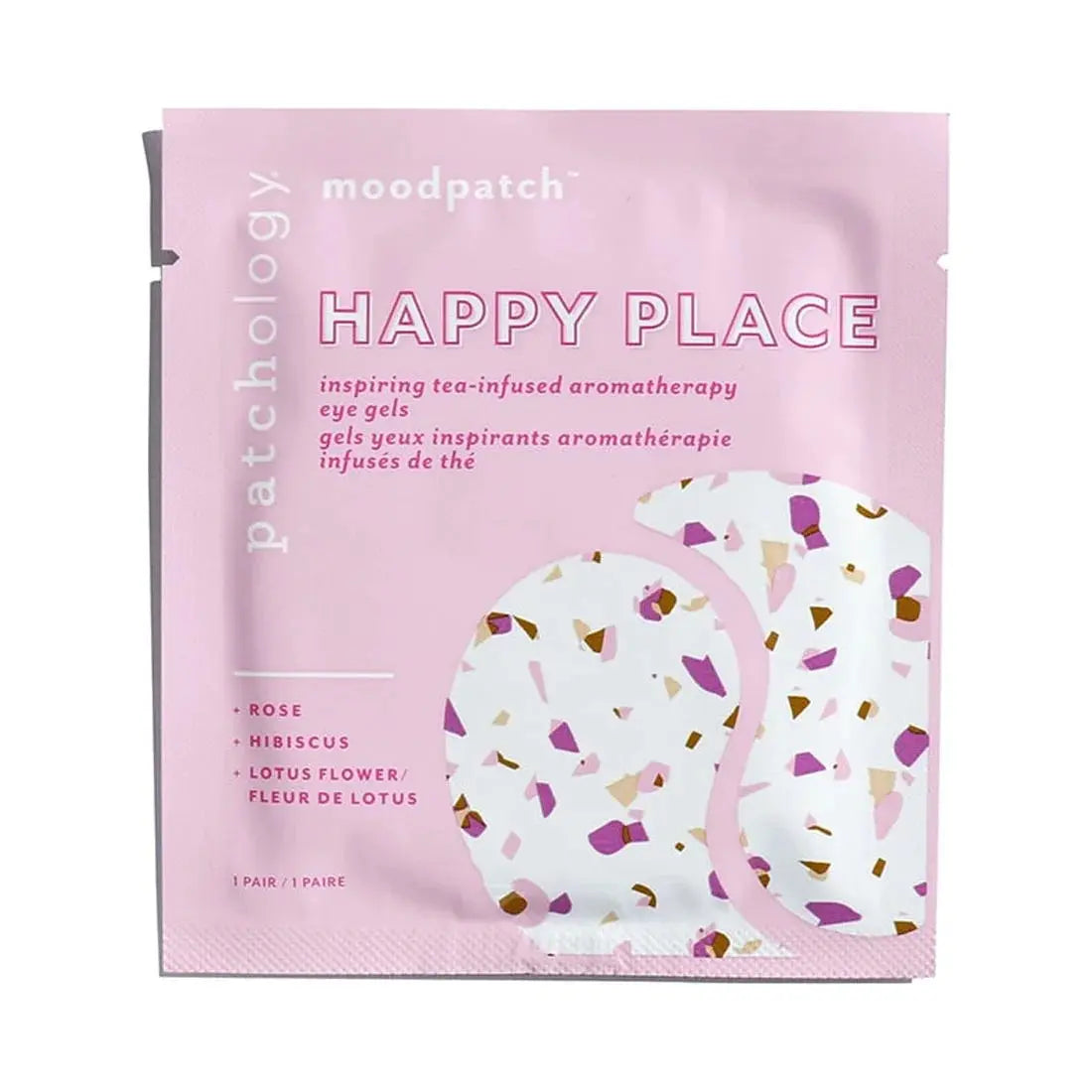 Moodpatch Happy Place Eye Gels under Eye Mask Skin Care for Puffiness and Wrinkles