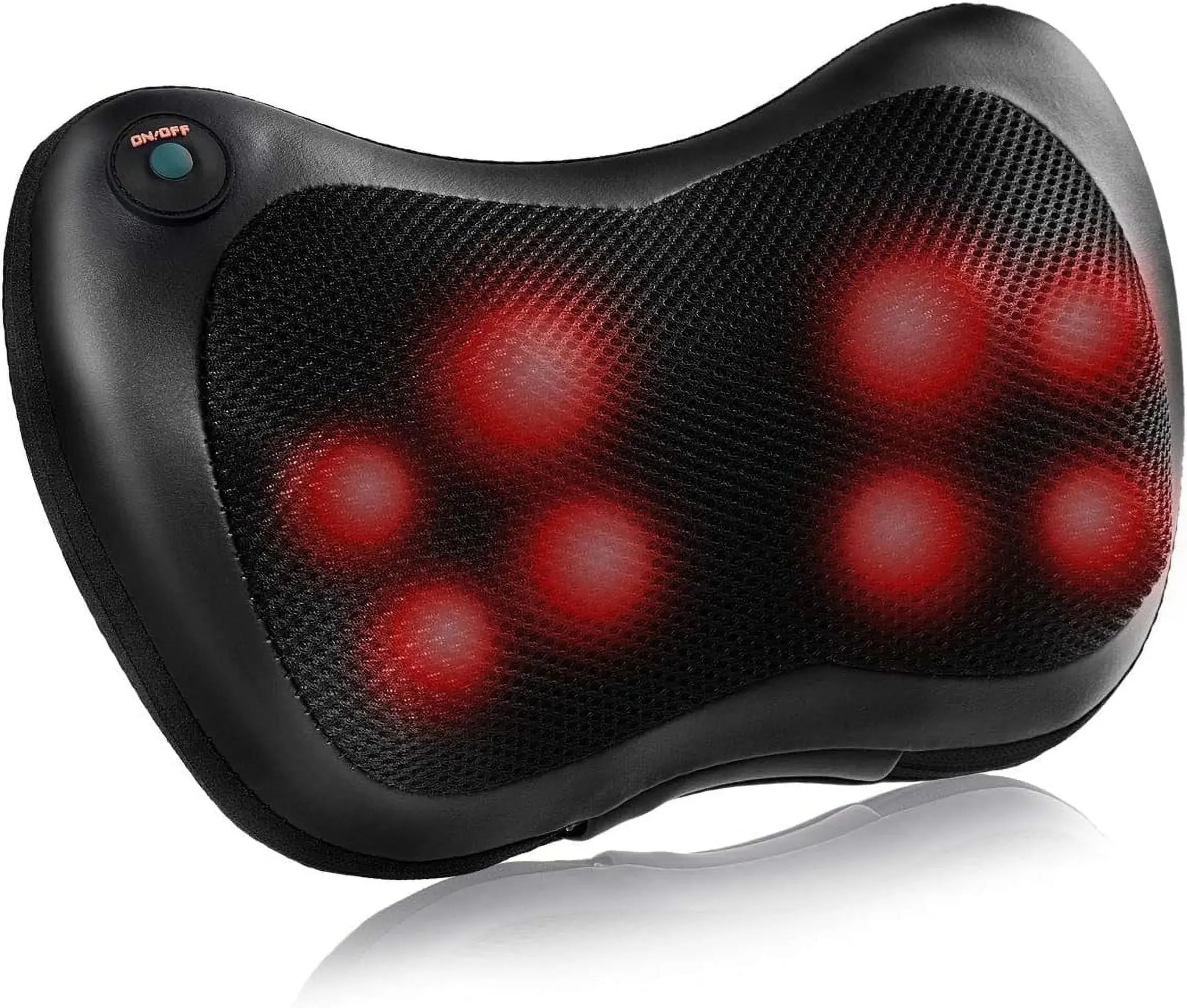 Back and Neck Massager with Heat, Deep Tissue Kneading, Electric Massage Pillow for Back,Shoulders,Legs,Foot,Body Muscle