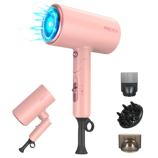 1800W Hair Dryer Large Wind Quickly Drying Hydrate Hair Household Hotel Hair Salon Pink