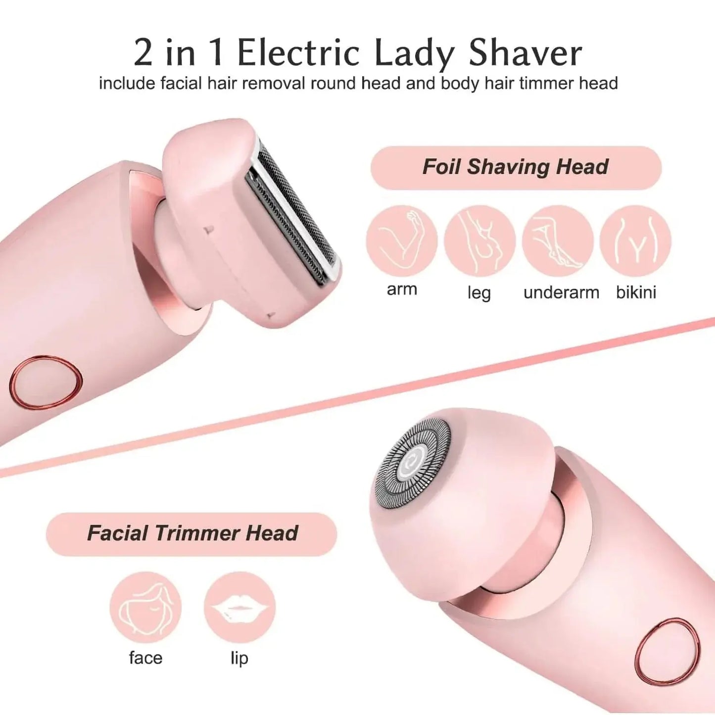 Electric Shaver for Women Rechargeable,  Electric Razors for Women Wet and Dry Gift Set, Blue