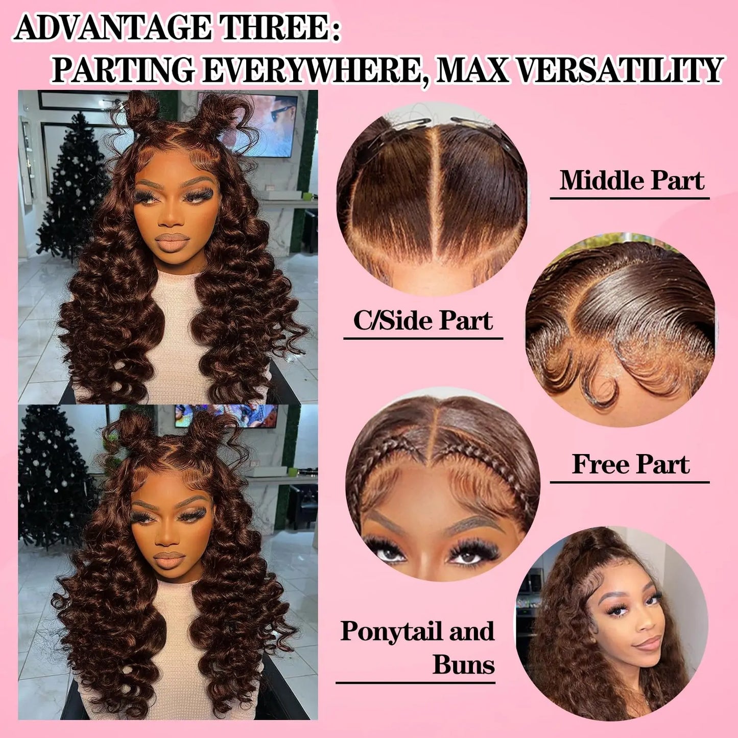 MEIMEI 28 Inch 250% Density HD Full Lace Front Wigs Human Hair Loose Wave 15A Grade Real Full Large Lace Space 13x4 Loose Deep Wave Lace Frontal Wigs Human Hair Pre Plucked for Black Women GlowBeautyCo.