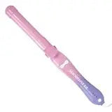 Ceramic Rotating Curling Iron, 1" Barrel, Pink Sunset - GlowBeautyCo.