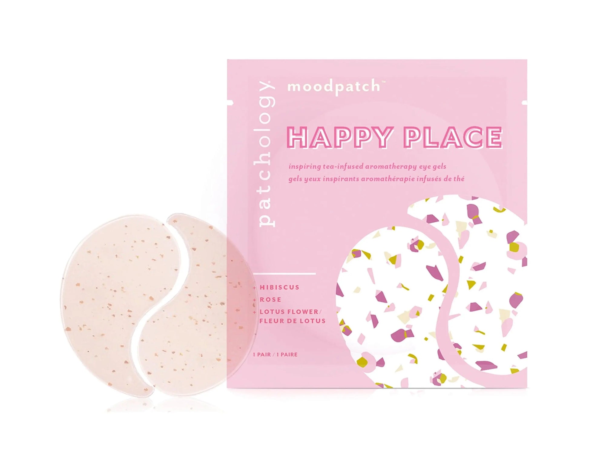 Moodpatch Happy Place Eye Gels under Eye Mask Skin Care for Puffiness and Wrinkles