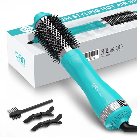 Ionic Hair Dryer Brush, Hot Air Brush Set & One Step Volumizer Blow Dryer Comb 4 in 1 Hair Styler - Fast Drying