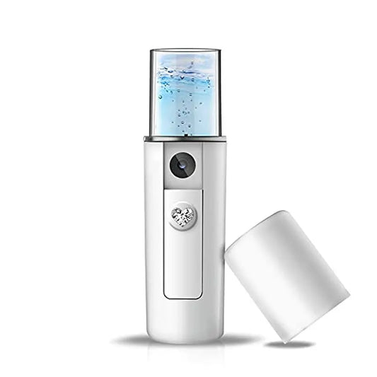 Nano Facial Mister Handy Facial Spray Bottle Portable Mist Sprayer USB Rechargeable Large Capacity Moisturizing & Hydrating for Facial Vaporizer Makeup, Eyelash Extensions