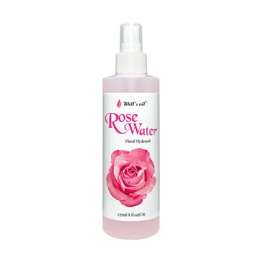 Rosewater Mist Spray (8 Fl Oz) – Hydrates, Soothes & Refreshes | 100% Natural | No Chemical | for All Skin and Hair Types