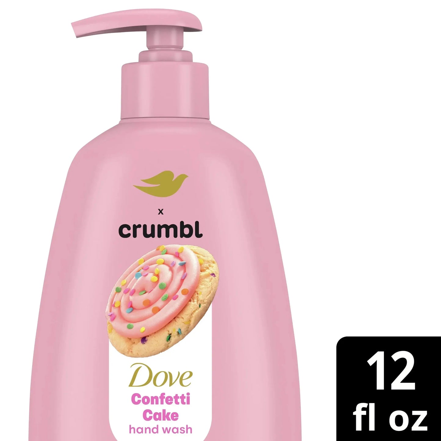 Crumbl Moisturizing Liquid Hand Wash Confetti Cake, 12 Oz